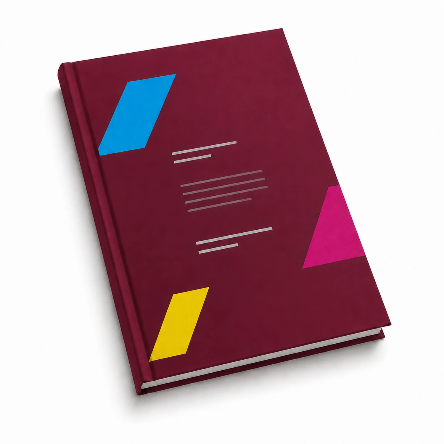 Hardcover-Bindung | Bordeaux