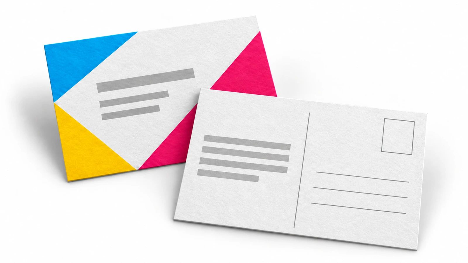 Individuell bedruckte Postkarte im Format DIN A6