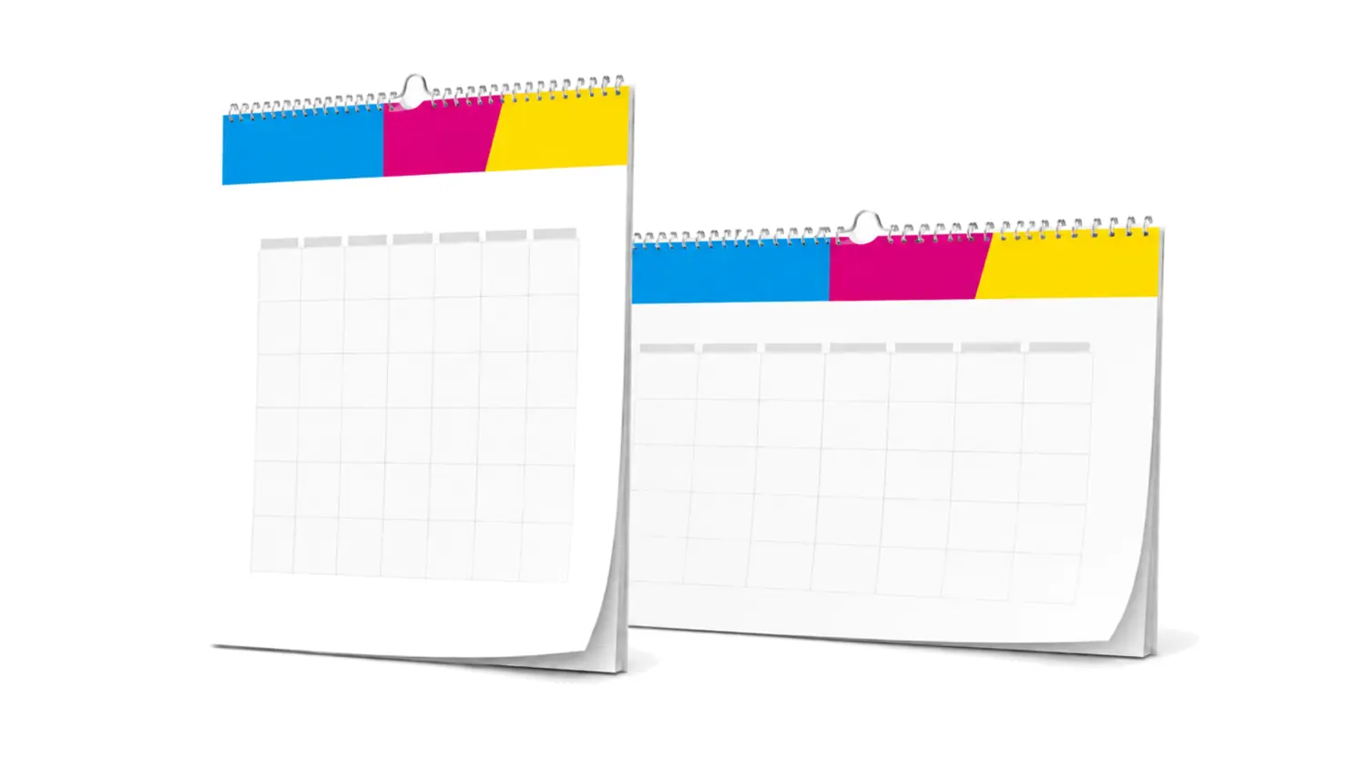Kalender DIN A4 im Hoch- und Querformat