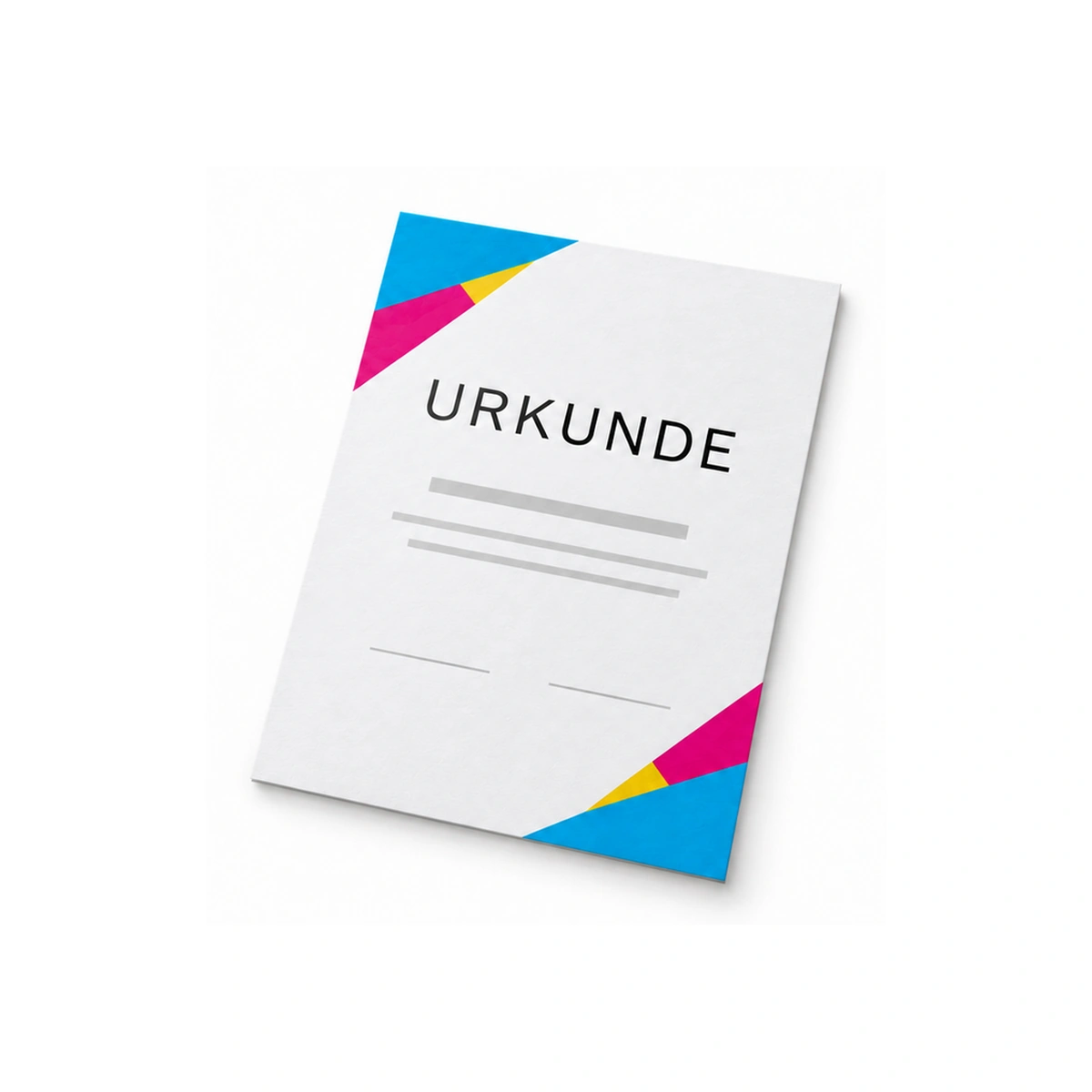 Urkunden DIN A4 - beidseitig