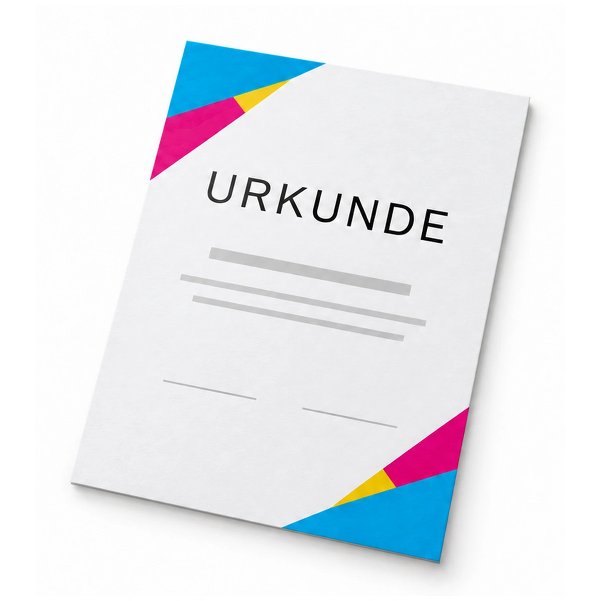 Urkunden DIN A3 - beidseitig