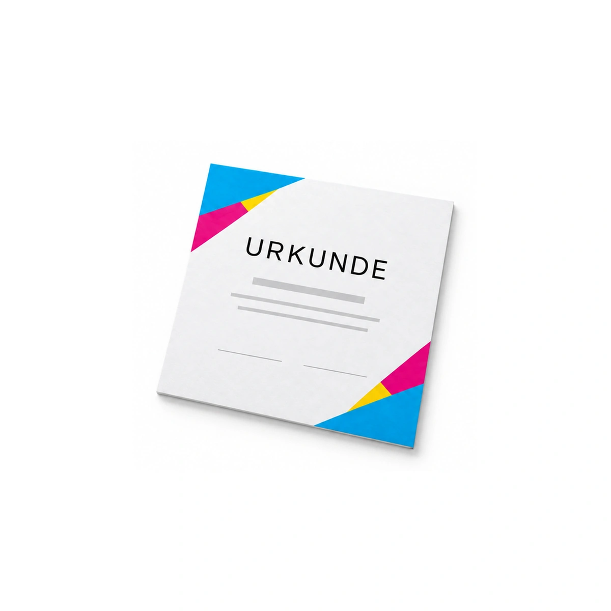 Urkunden 148 x 148 mm - beidseitig